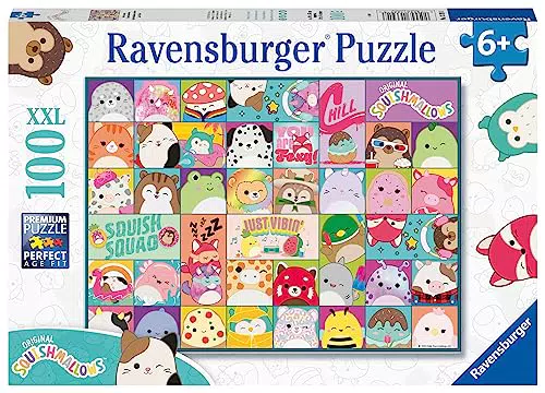 Ravensburger Puzzle Squishmallows - Gioco Educativo per Bambini 6+ Anni