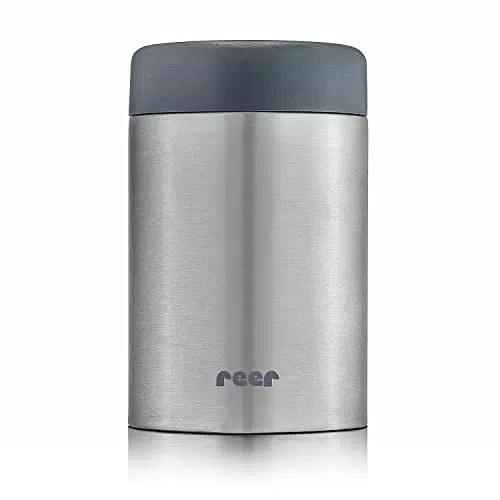 Reer Scatola Scaldavivande PURE in Acciaio Inox per Alimenti per Bambini
