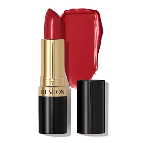 Revlon Super Lustrous Lipstick - Rossetto Cremoso con Vitamina E e Olio di Avocado