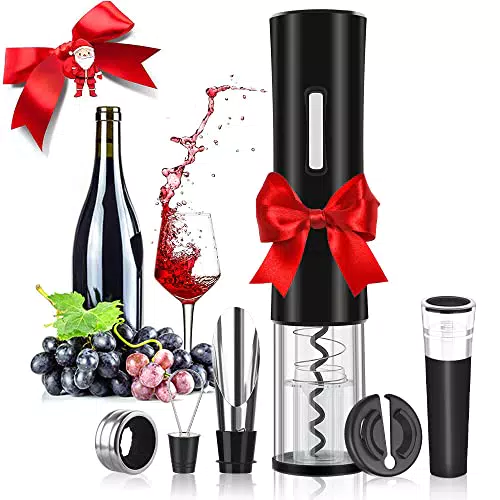 Rovtop Cavatappi Elettrico per Vino - Apribottiglie Automatico e Versatore