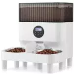 Sailvono Distributore Automatico di Cibo per Gatti Programmabile con Funzione di Registrazione