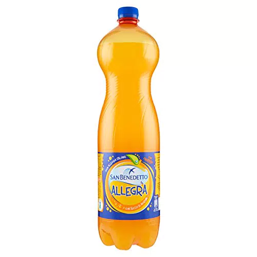 San Benedetto Allegra Aranciata Gassata a Basso Contenuto di Zuccheri