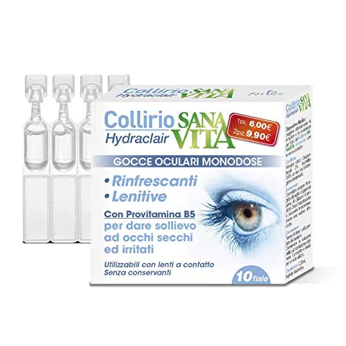 Sanavita Collirio Monodose 0,35 ml - Sollievo per gli occhi