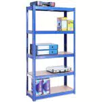 Scaffalature per garage - Scaffali per lo stoccaggio con 5 ripiani, 5 anni di garanzia