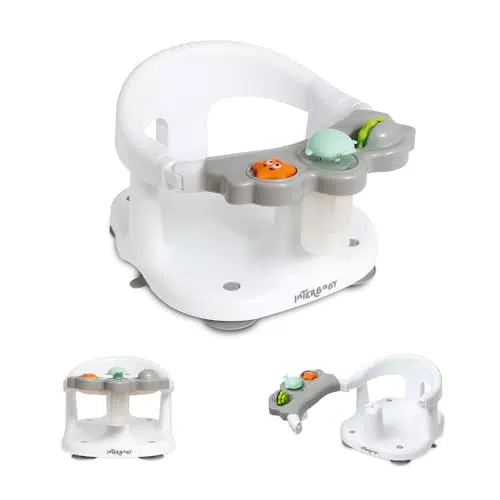 Interbaby Seggiolino Vasca da Bagno per Bambini con Fissaggio Antiscivolo