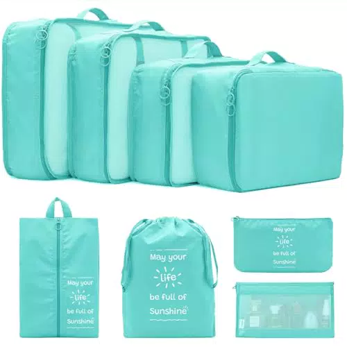 Shadcoler Organizer Valigia - Packing Cubes per Viaggi e Cosmetici