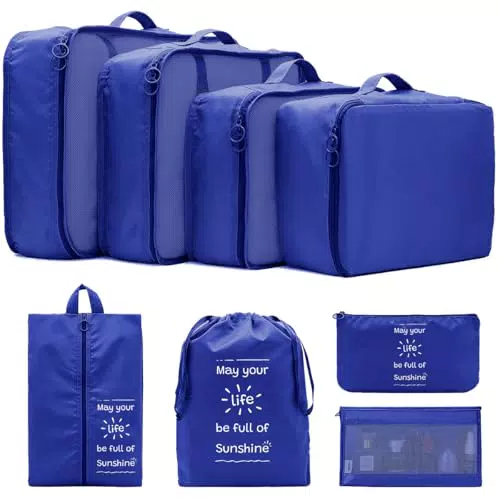 Shadcoler Organizer Valigia Salvaspazio per Viaggi e Accessori Utili