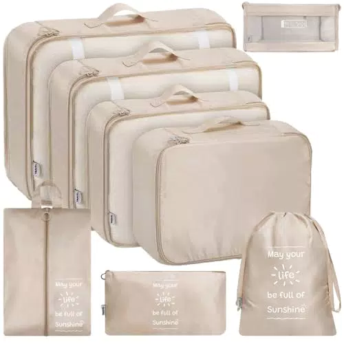 Shadcoler Organizer Valigia Salvaspazio per Viaggio e Accessori Utili