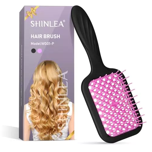 SHINLEA Spazzola Districante per Capelli Bagnati e Asciutti con Ventilazione
