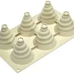 Silikomart Stampo in Silicone SOFFICE INCANTO per Monoporzioni, Made in Italy