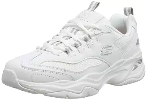 Skechers D'lites 4.0 Fresh Diva - Sneaker Donna in Pelle e Mesh