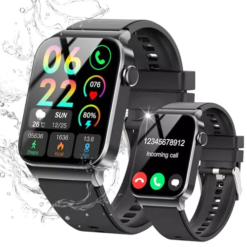 Smartwatch Uomo Donna - Orologio Smart con Chiamate, Sport e Fitness Tracker IP68