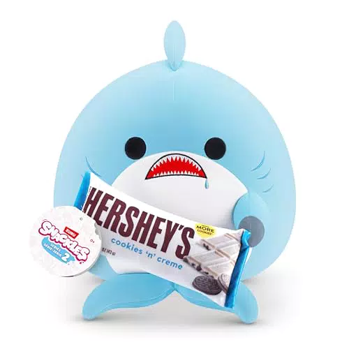 ZURU Snackle Serie 2 - Peluche Coccoloso e Schiacciabile con Accessorio Snack