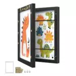 SONGMICS Cornice per Disegni A4 con Vetro e Passepartout, Modello RPF052B01