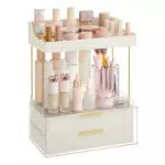 SONGMICS Organizzatore per Cosmetici a 4 Livelli con Design Antiscivolo JKA021W01