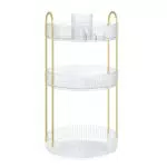 SONGMICS Organizzatore Girevole per Cosmetici e Trucchi, Modello JKA011W02