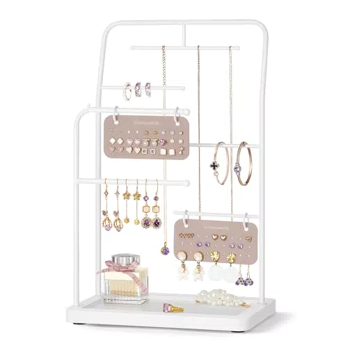 SONGMICS Portagioie e Espositore per Gioielli, Modello JJS024W01
