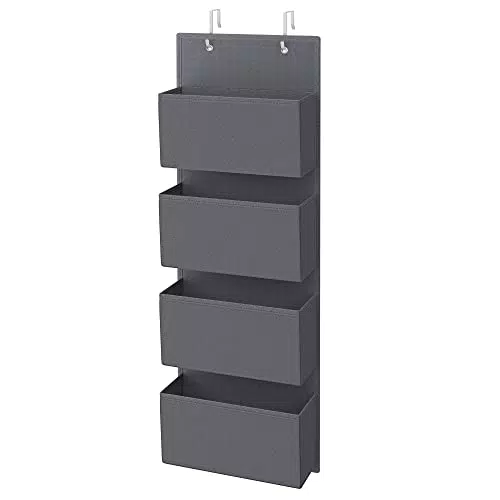 SONGMICS Scaffale da appendere a 4 scomparti per camera da letto e ufficio