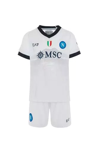 SSC Napoli Set Gara Infant Away EA7 Prodotto Ufficiale 2023/2024