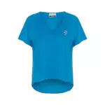 EA7 T-Shirt Donna SSC Napoli Prodotto Ufficiale con Logo SSCN