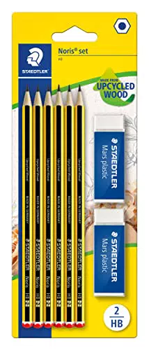 Staedtler Noris - Set di Matite e Gomme per Scuola e Ufficio