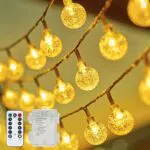 Sugureii Luci di Natale LED Impermeabili per Esterno e Interno con Telecomando