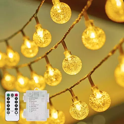Sugureii Luci di Natale LED Impermeabili per Esterno e Interno con Telecomando