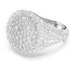 Swarovski Anello Cocktail Meteora Placcato Rodio - Eleganza senza tempo