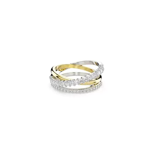 Swarovski Anello Hyperbola con Taglio Misto e Mix di Finiture