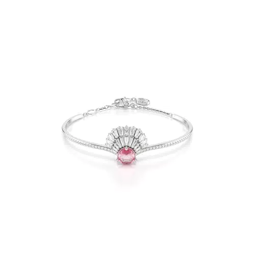 Swarovski Bracciale rigido Idyllia in placcato rodio