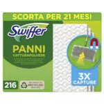 Swiffer Panni Catturapolvere in Microfibra, Ideali per Pavimenti e Peli di Animali