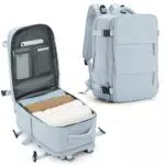 SZLX Zaino da viaggio impermeabile per donna con scomparto per scarpe