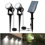 T-SUNUS Luci Solari da Esterno Impermeabili IP65 per Giardino e Cortile