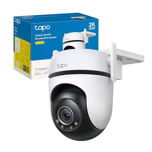 Tapo C520WS Telecamera WiFi Esterno QHD 2K con Visione Notturna e Rilevamento AI