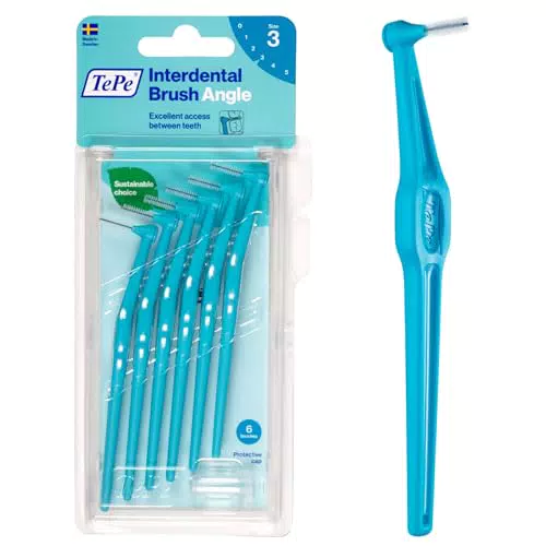 TePe Scovolino Angle 0.6mm - Pulizia interdentale efficace per gengive forti