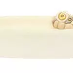 Thun Porta Saponetta in Ceramica - Linea Elegance, Dimensioni 13.5 x 9.5 x 3.4 cm