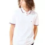 Tommy Hilfiger Maglietta Polo Maniche Corte Uomo Core Tommy Tipped Slim Fit