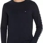 Tommy Hilfiger Maglietta Maniche Lunghe Uomo Tommy Logo Cotone