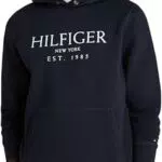 Tommy Hilfiger Felpa con Cappuccio e Marsupio per Uomo