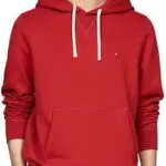 Tommy Hilfiger Felpa con Cappuccio Essential Fleece Regular Fit Uomo