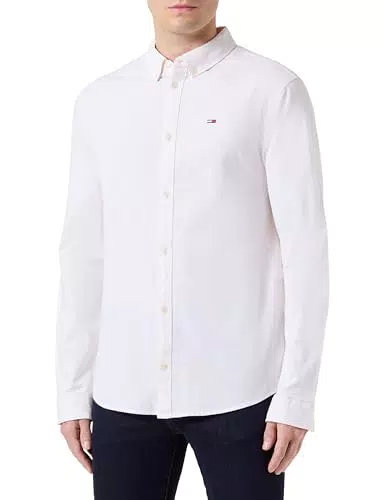 Tommy Jeans Camicia Slim Maniche Lunghe Uomo