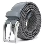 Tougerjoy Cintura Elastico Intrecciato Casual per Golf e Jeans