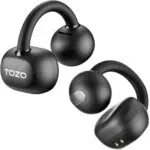 TOZO OpenEarRing Cuffie Bluetooth 5.4 con Cancellazione del Rumore e 40 Ore di Autonomia