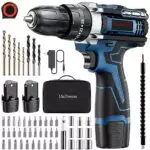 Bosch Trapano Avvitatore a Batteria 12V con Funzione Percussione e 52 Accessori