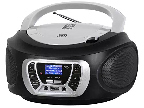 Trevi CMP 510 DAB - Stereo Portatile con Radio DAB, Lettore CD e USB