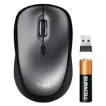 Trust Yuki Mouse Wireless Silenzioso per PC e Laptop, 800-1600 DPI