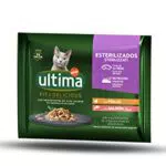 Ultima Cibo Umido per Gatti al Pollo e Salmone - Fit & Delicious