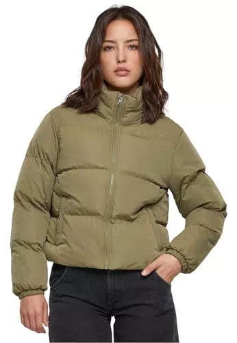 Urban Classics Giacca Puffer Corto Peached per Donna