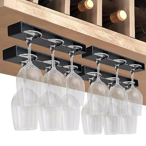 Vaisoeny Supporto per Bicchieri da Vino da Appendere - Organizer per Cucina