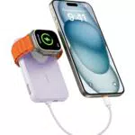 VEGER Power Bank 10000mAh con Cavi Integrati, Ricarica Rapida 20W USB C